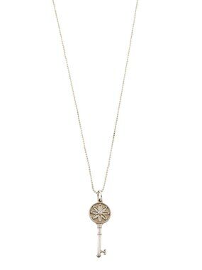Tiffany & Co. | Diamond Daisy Key Pendant Necklace